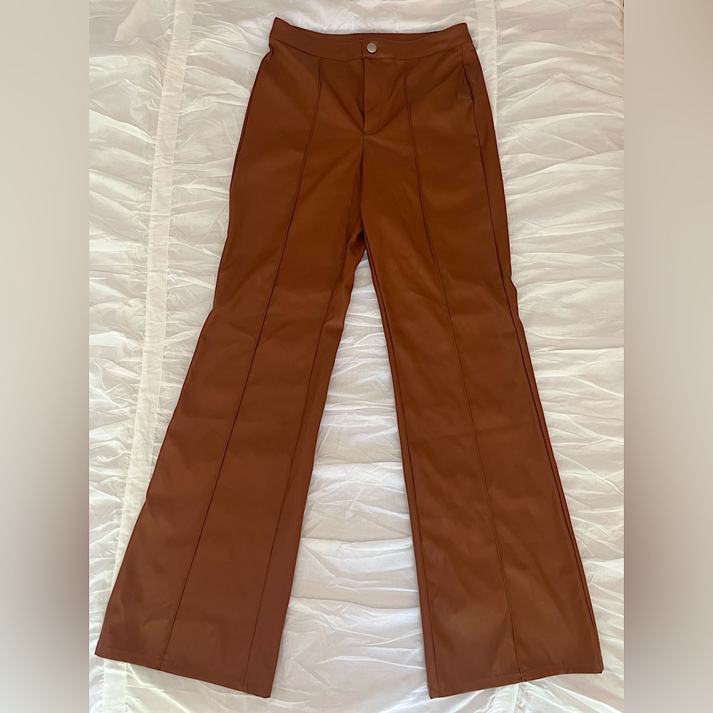 Brown Leather Pants Wild Fable